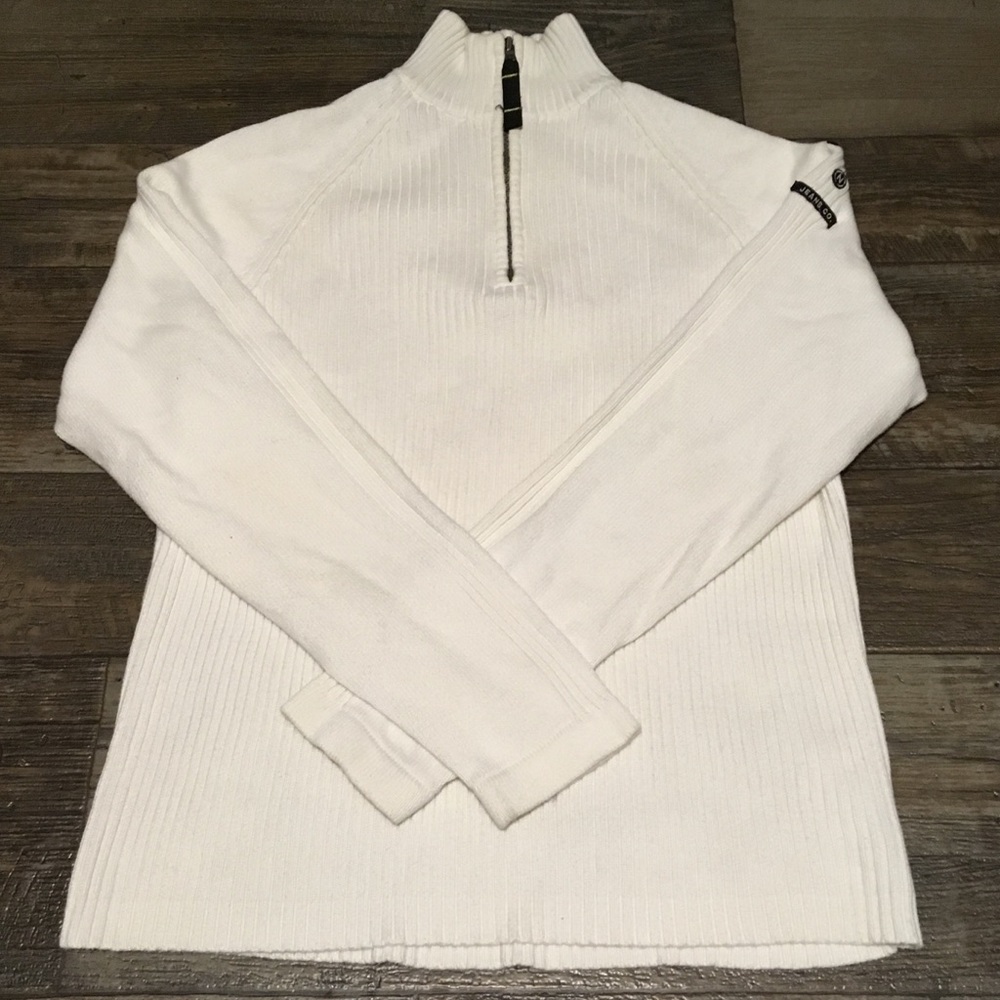 NAUTICA ZIP UP TURTLE NECK SWEATER